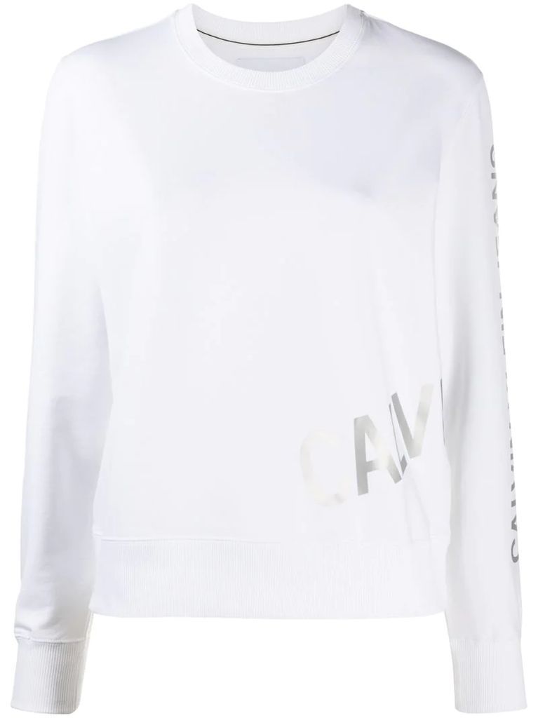 logo-print sweatshirt