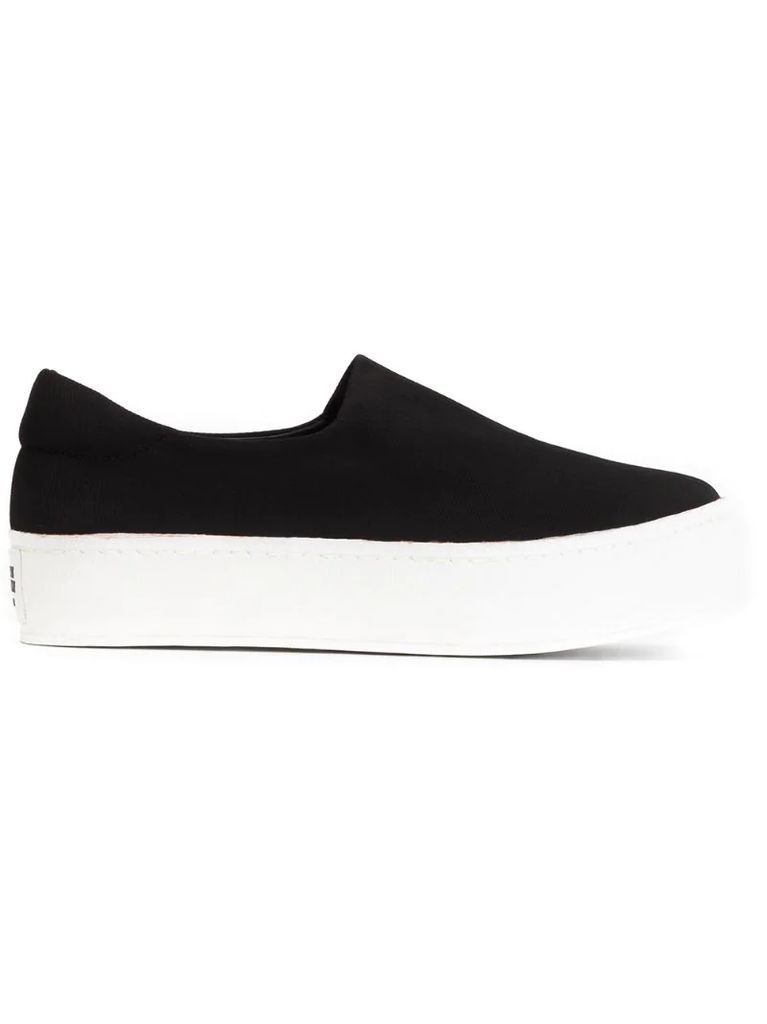 canvas slip-on sneakers