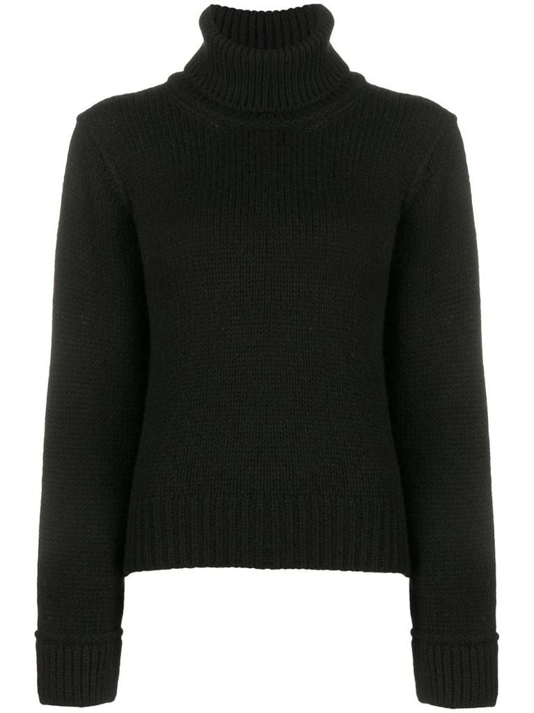 roll neck knit jumper