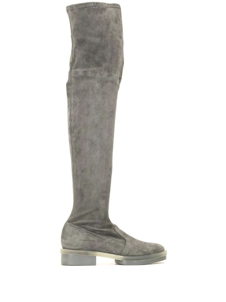 Rock over-the-knee boots