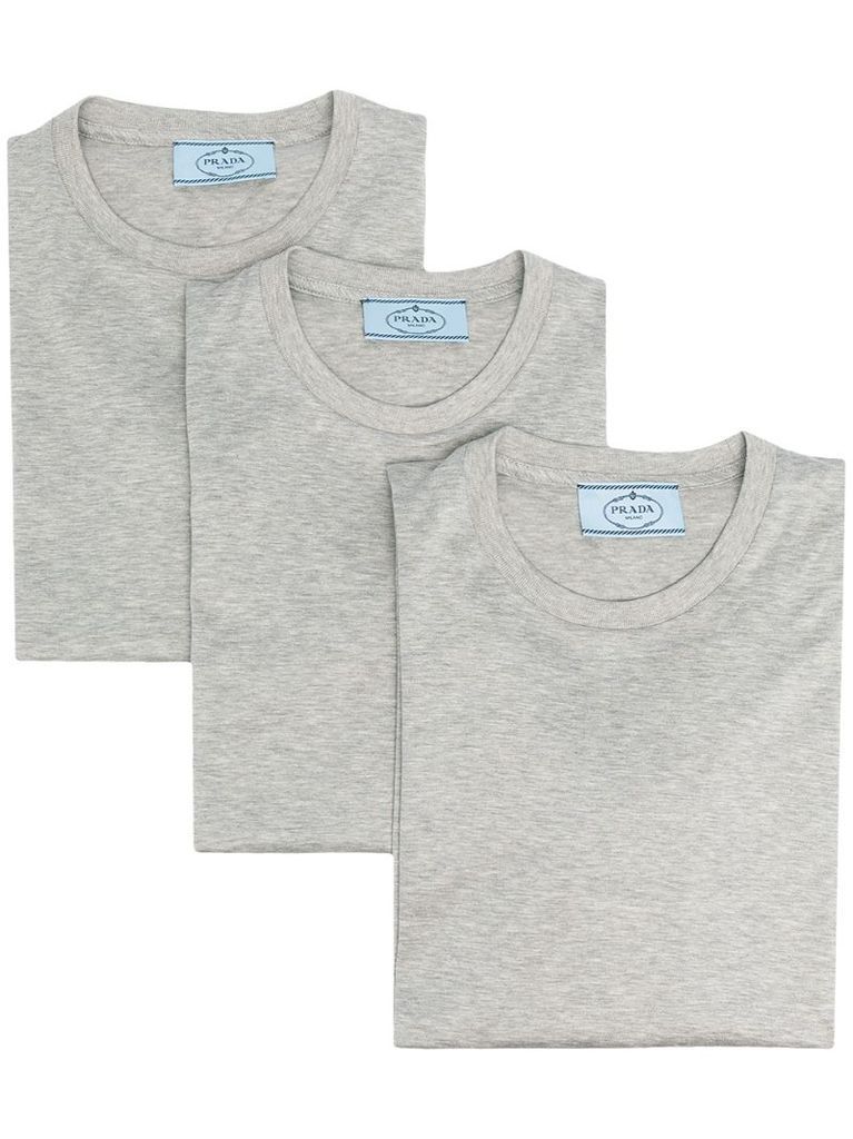 three-pack cotton T-shirt set