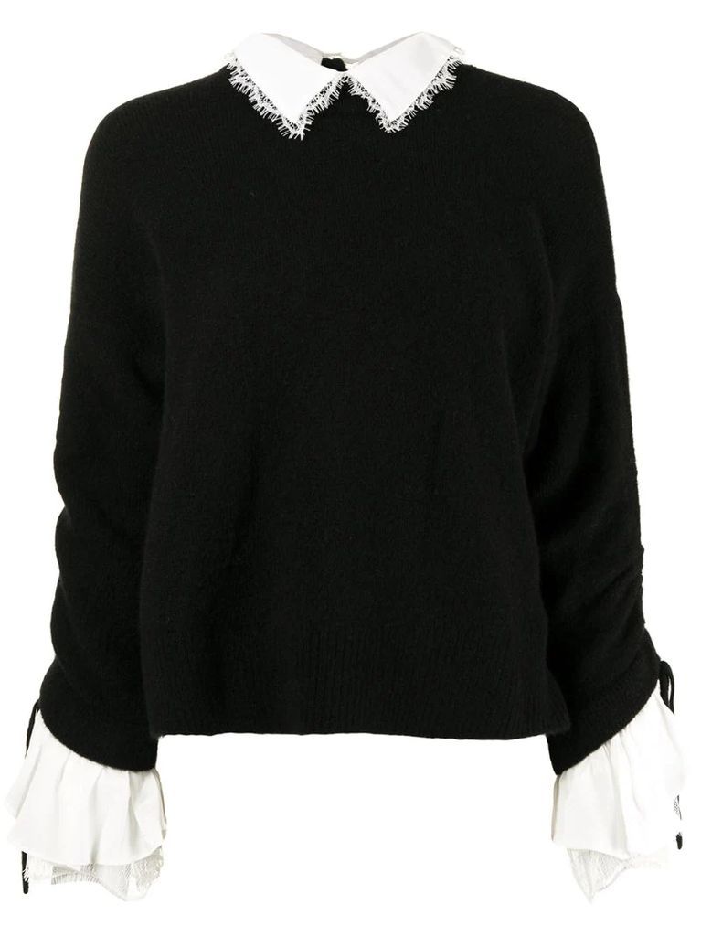 contrasting details jumper