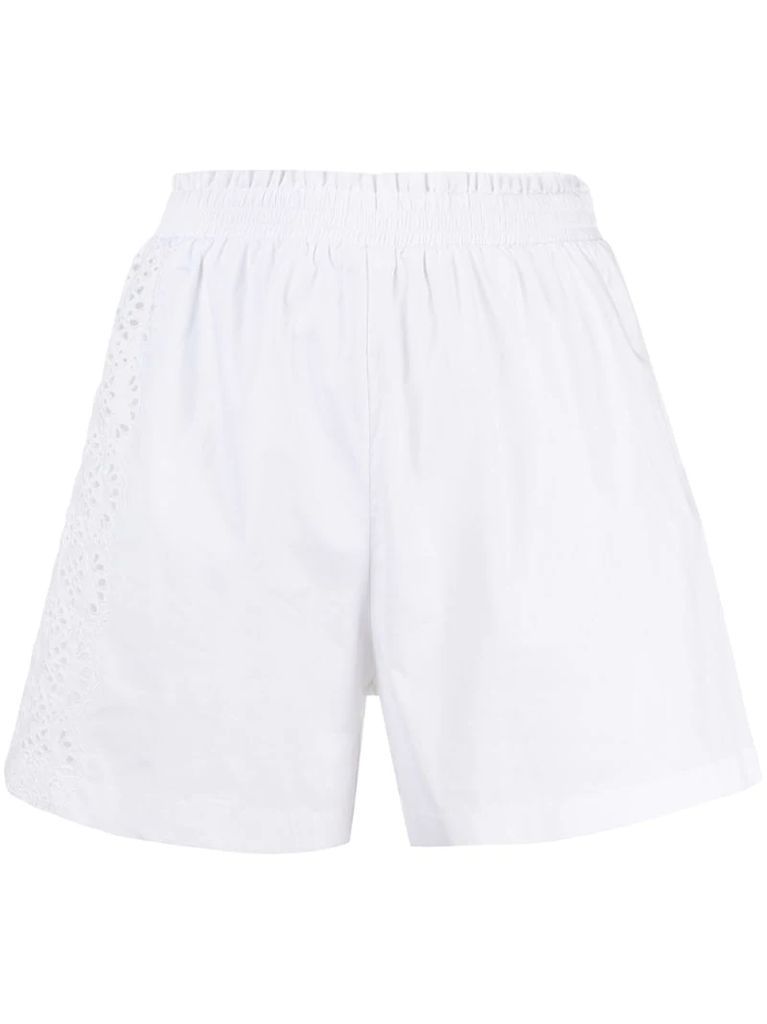 perforated-detail shorts