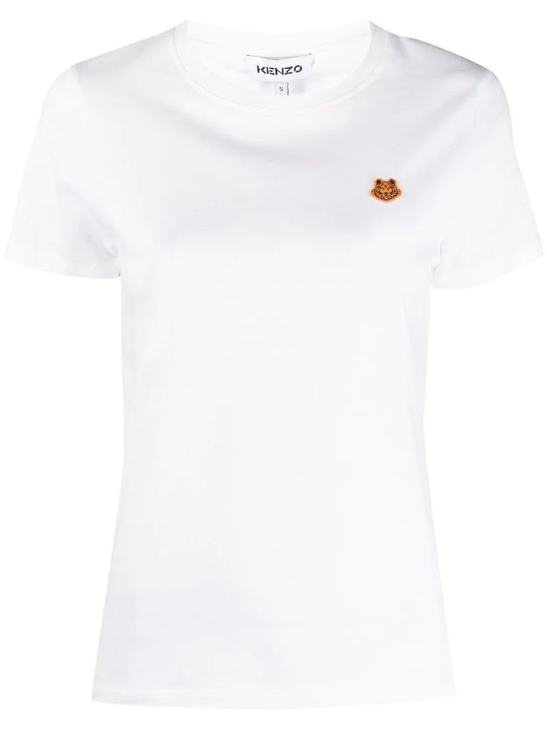 appliqué cotton T-shirt