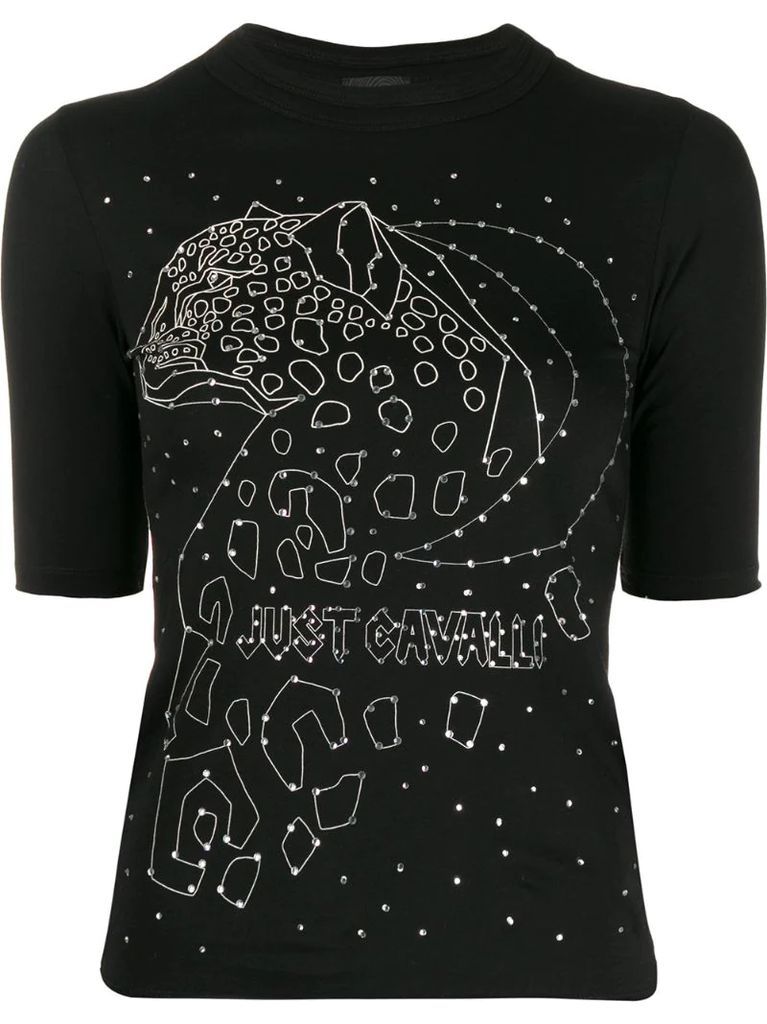 Constellation print T-shirt