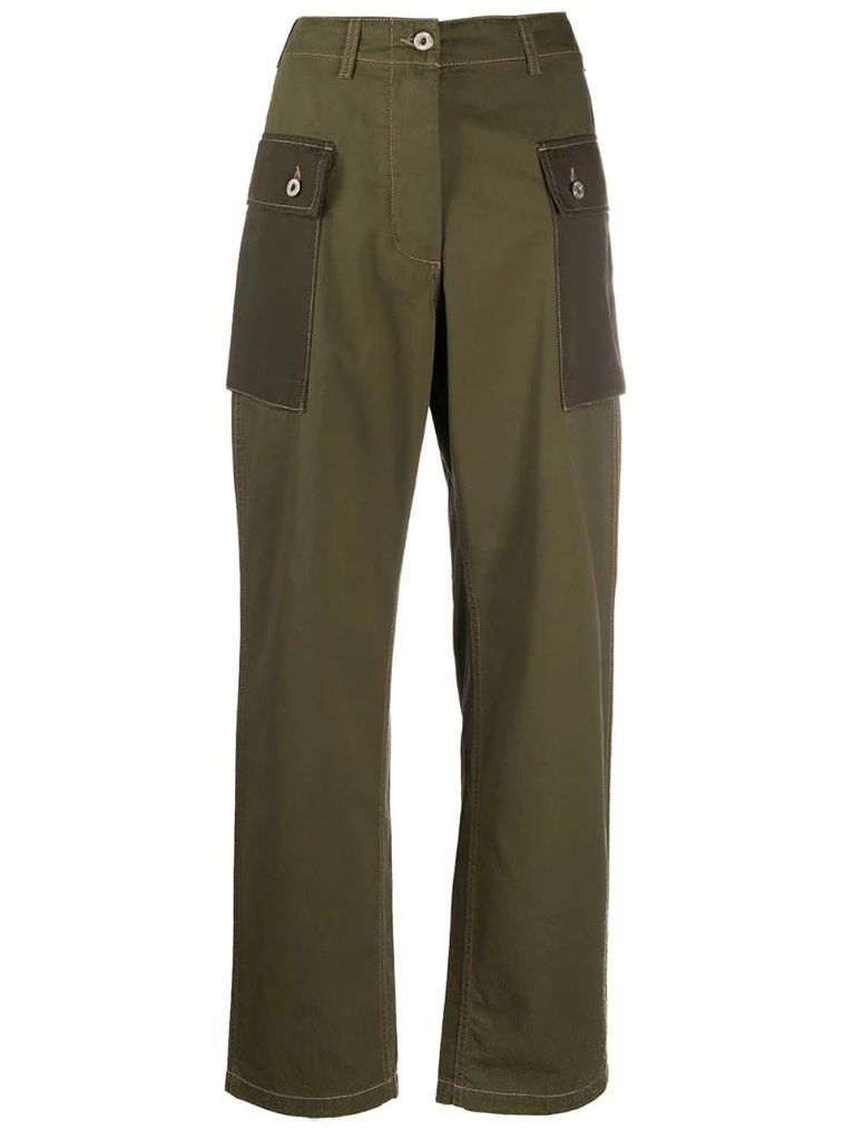 flap pockets trousers