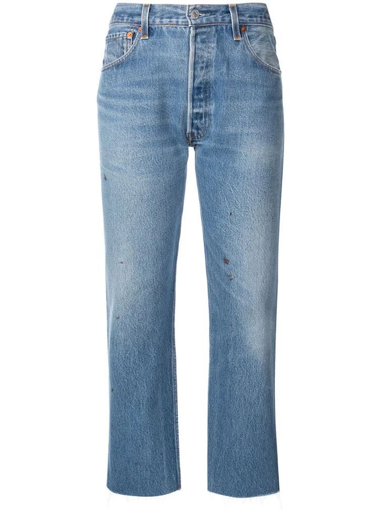 Stove Pipe high-rise jeans