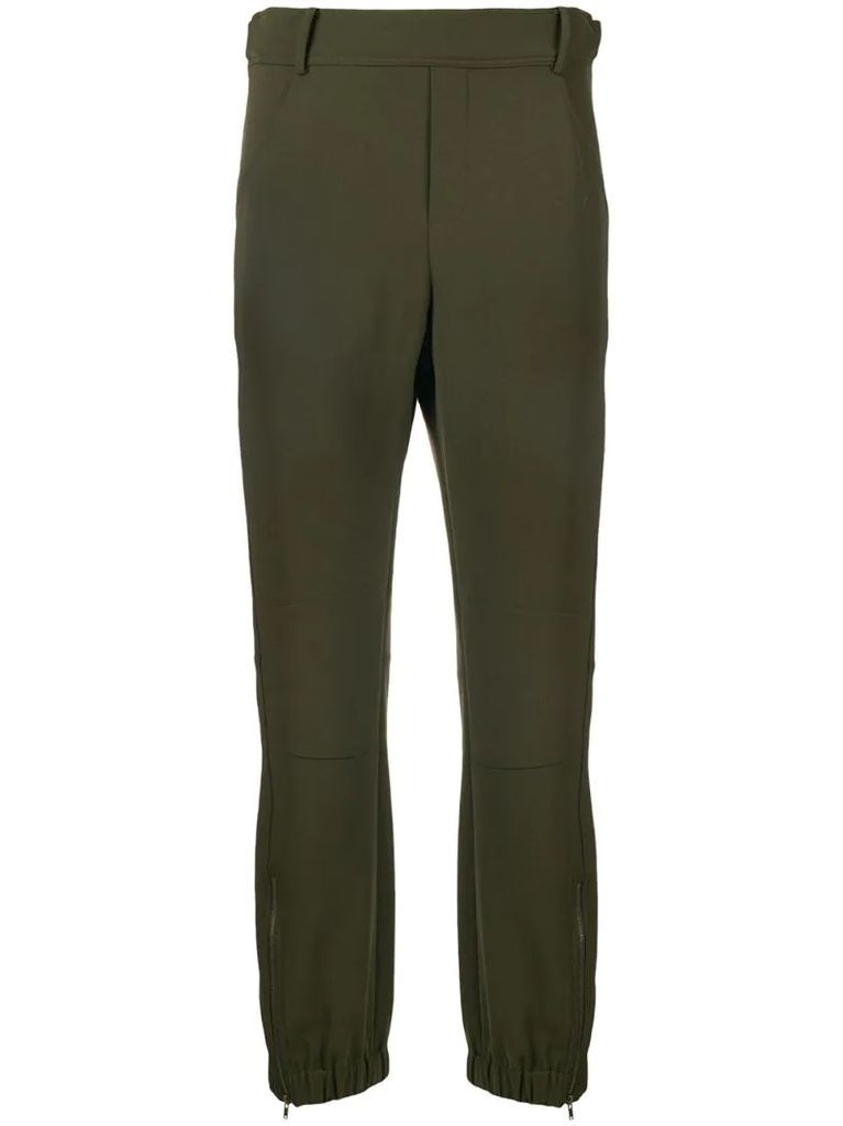 elasticated cuff trousers