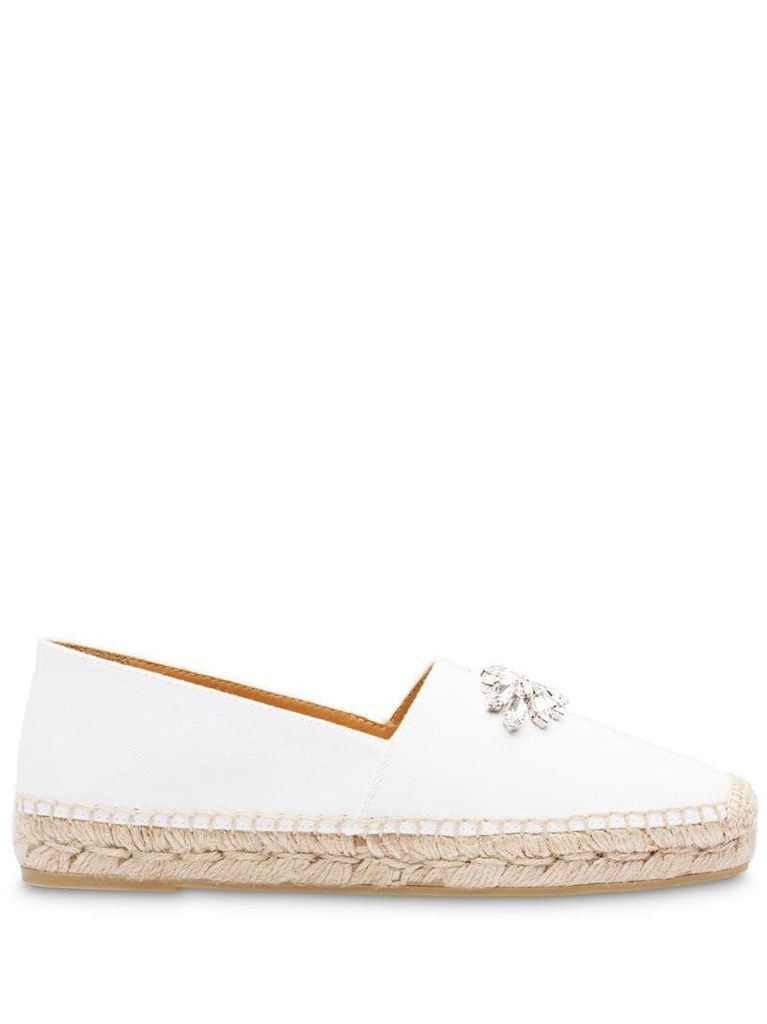 crystal-embellished espadrilles