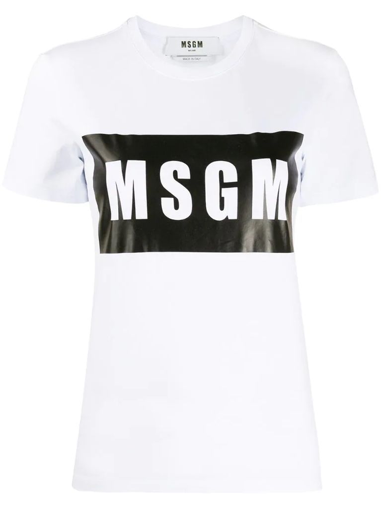 logo print T-shirt