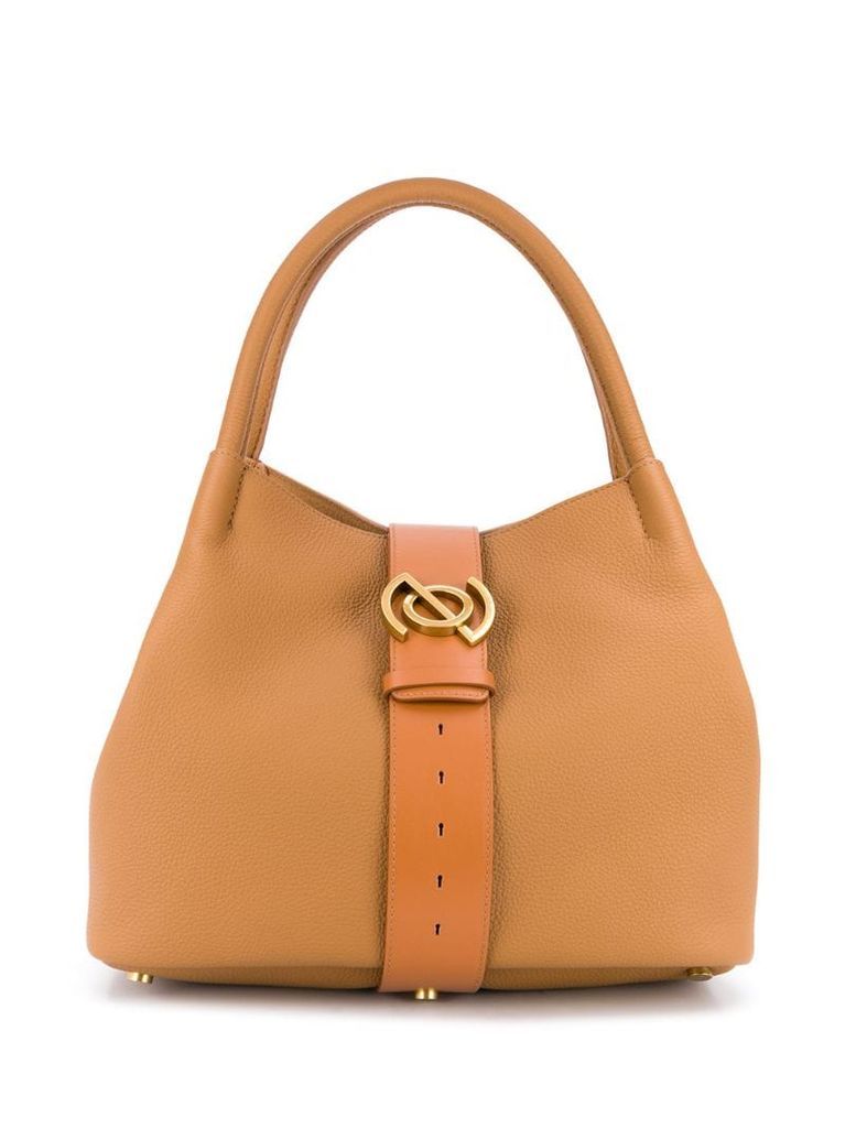 Zoe belted tote bag