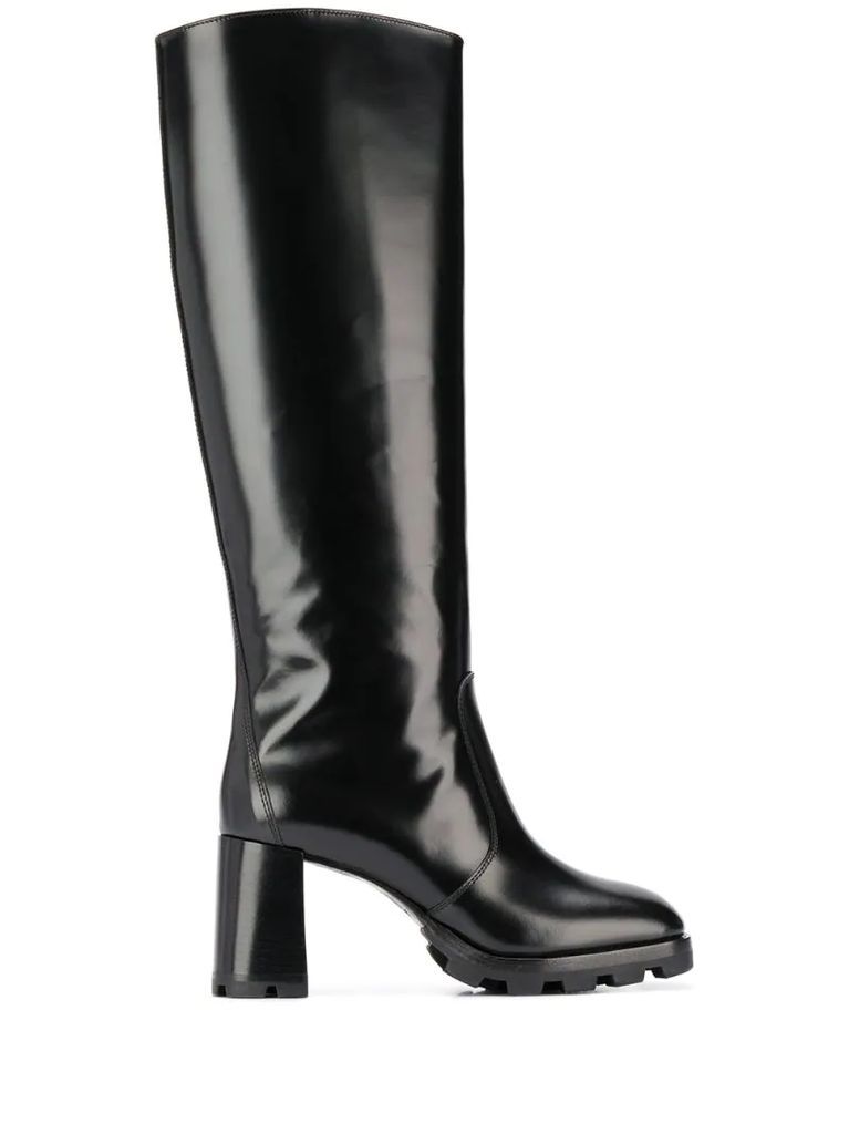 knee-length boots