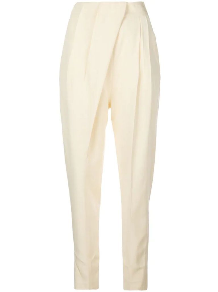 Draped Front Trousers