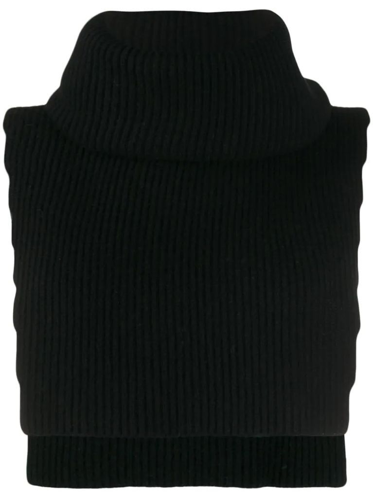 knit overlay Brooke vest