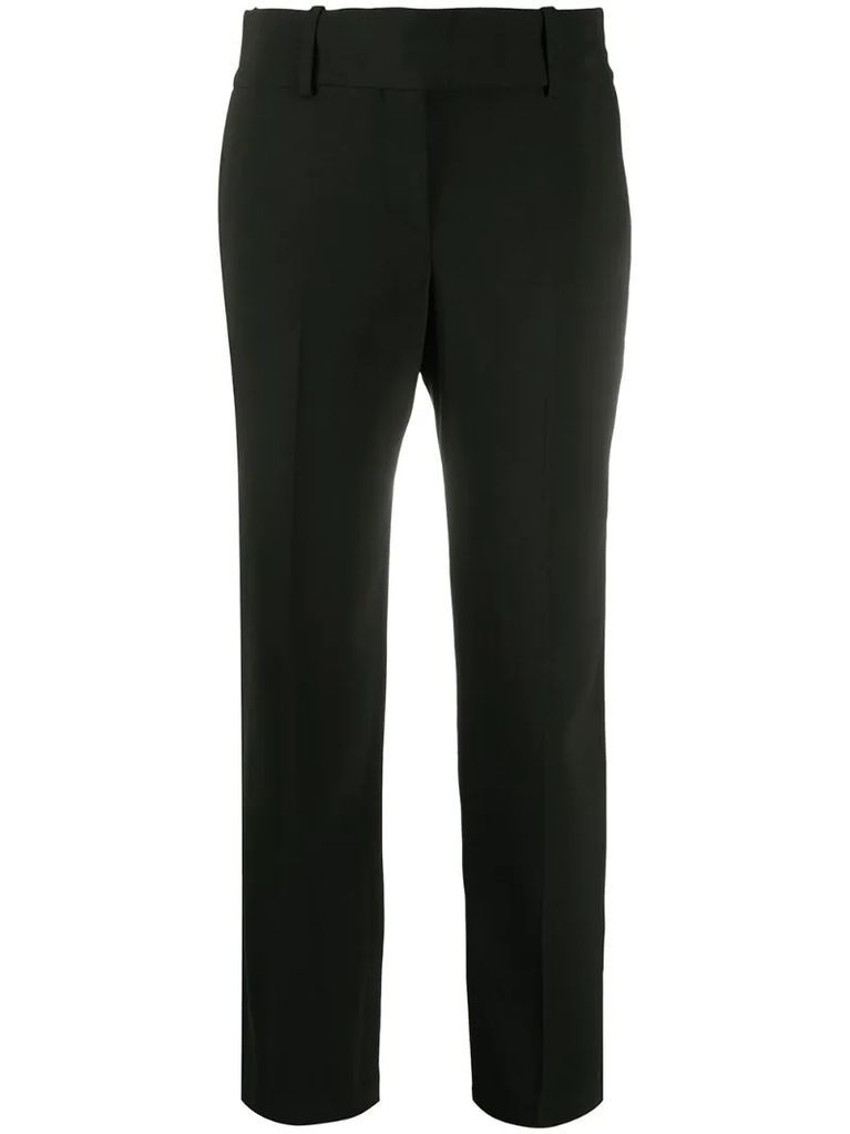 straight leg trousers