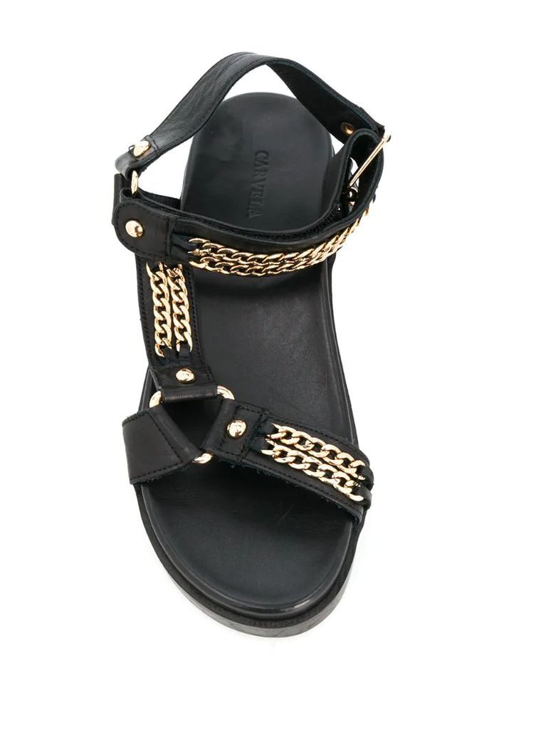 Costello chain embellished sandals