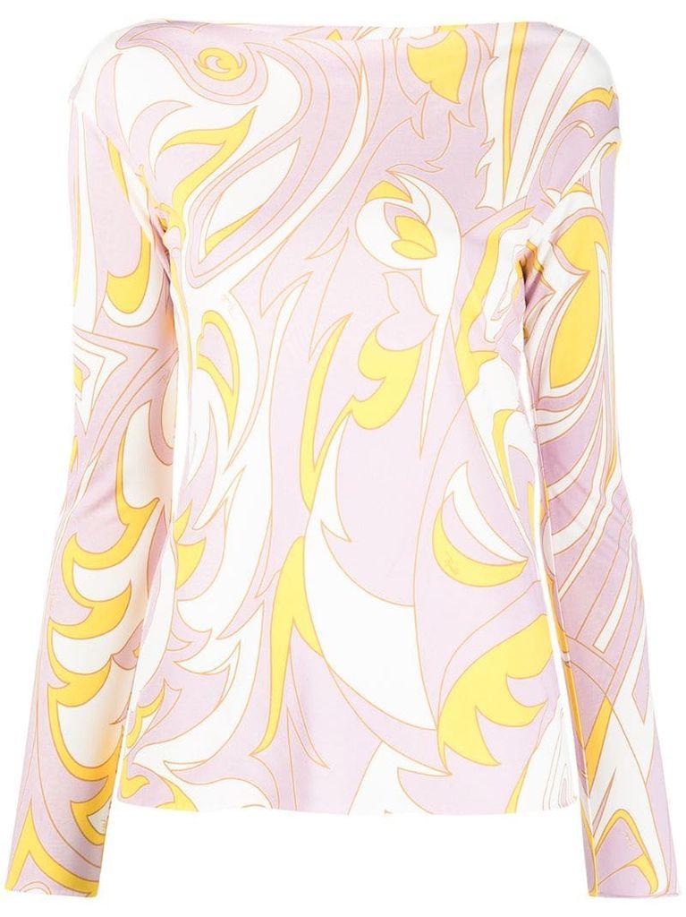 Lily pattern blouse