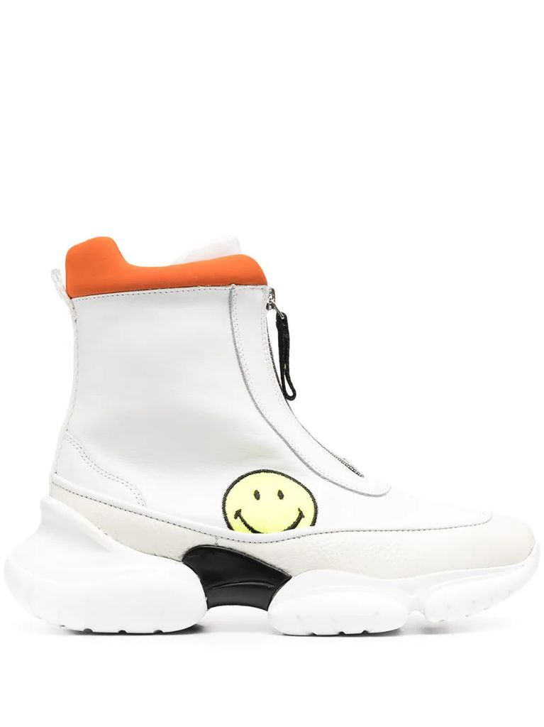 Hamlin smiley face boots