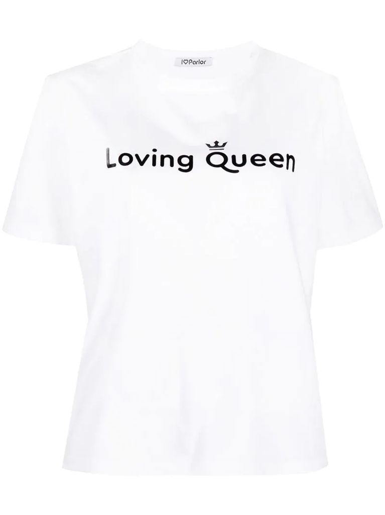 Loving Queen cotton T-shirt