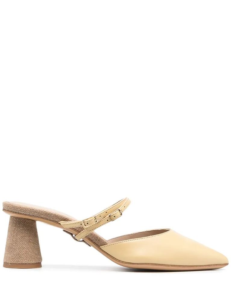 60mm pointed-toe mules