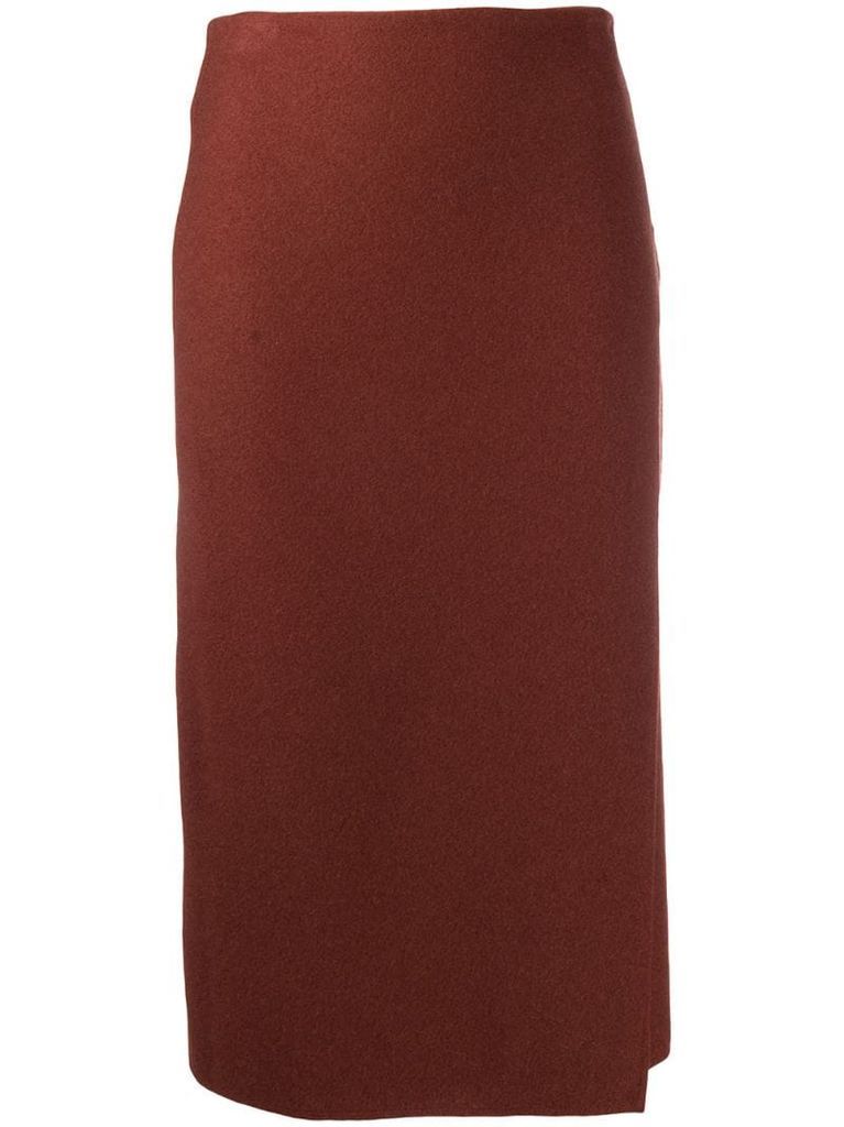 wrap-effect skirt