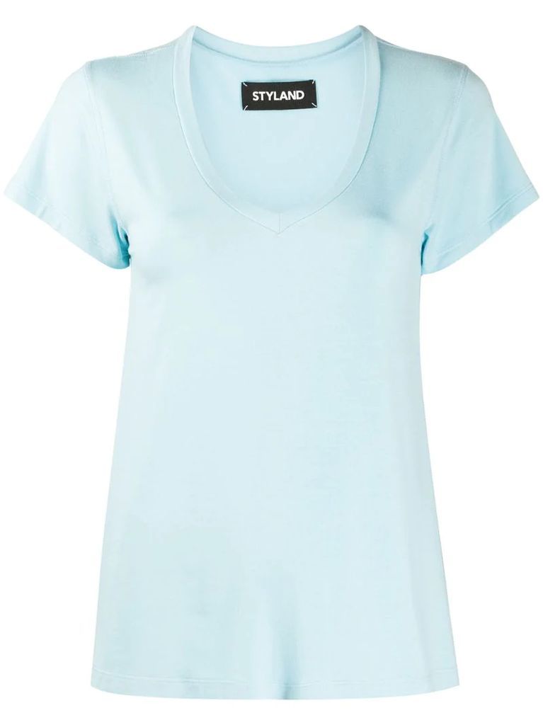 V-neck relaxed-fit T-shirt
