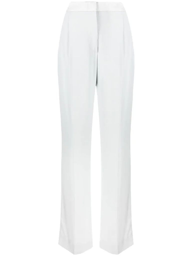 wide high-waisted trousers