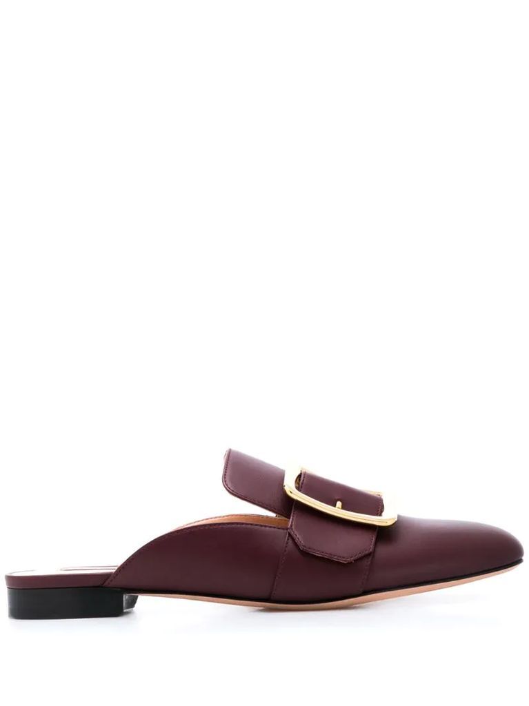 buckle detail slip-on loafers
