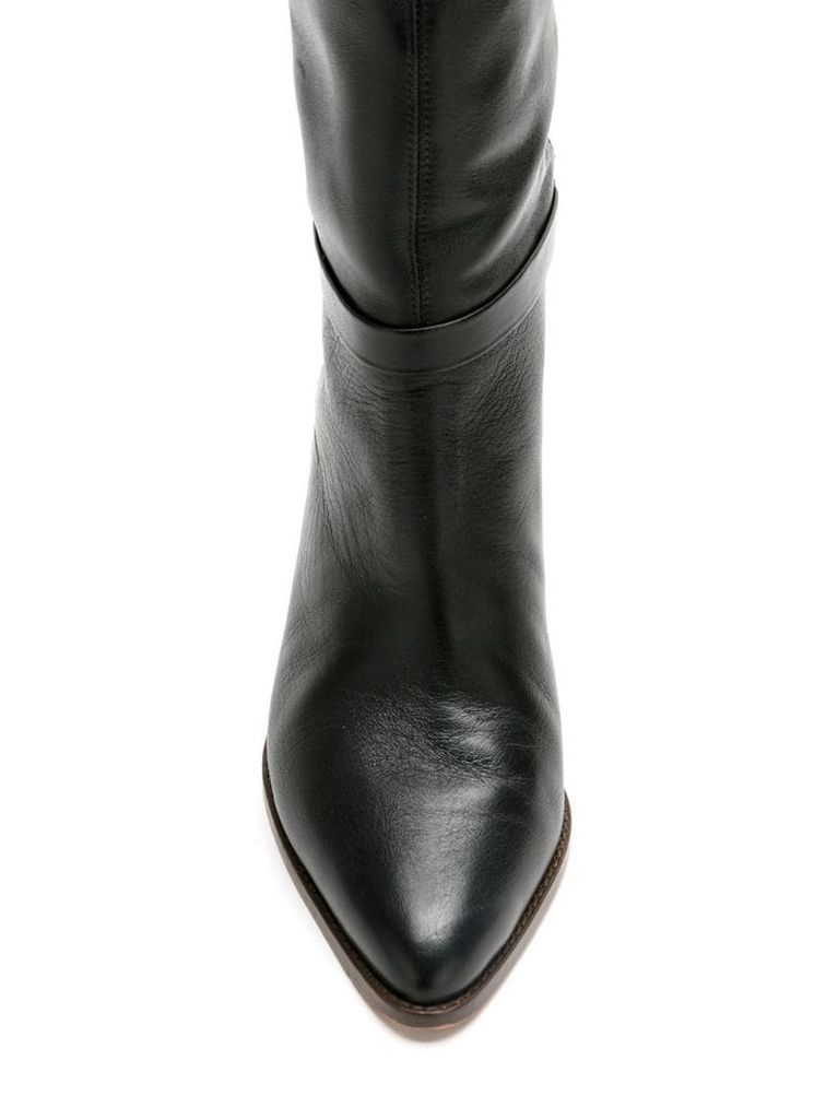 leather Bia boots
