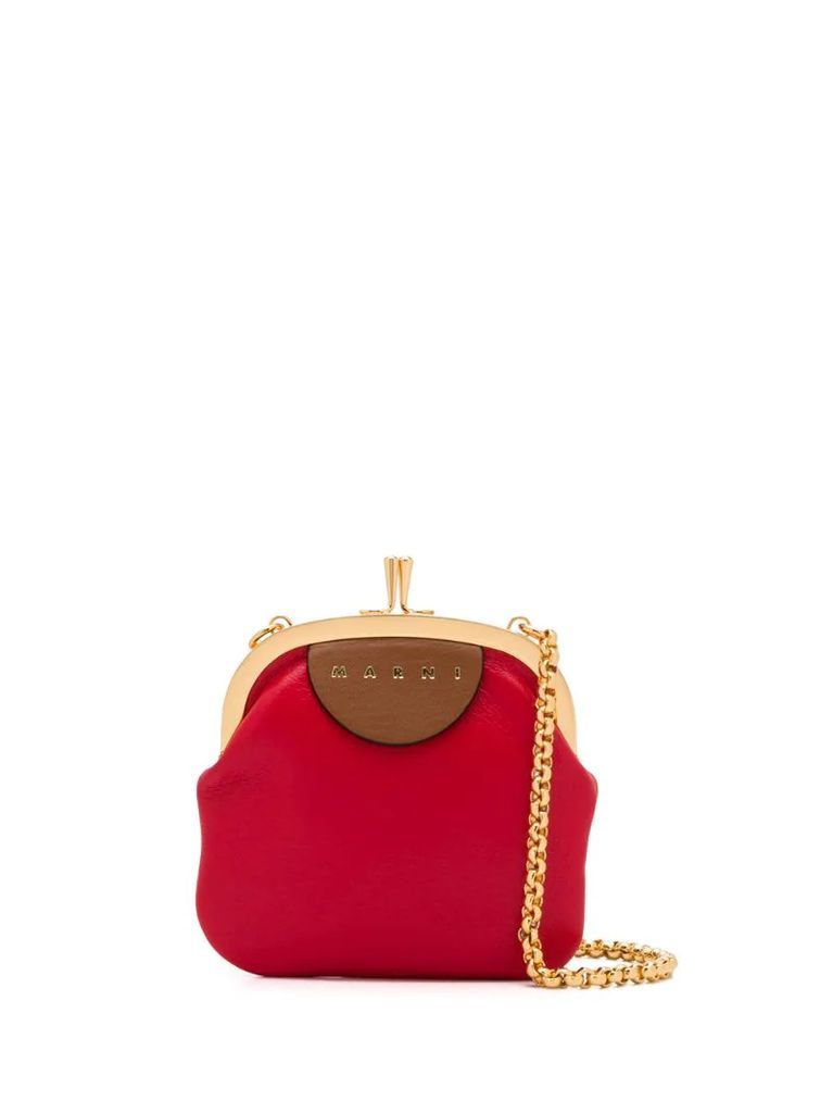 colour-block crossbody bag