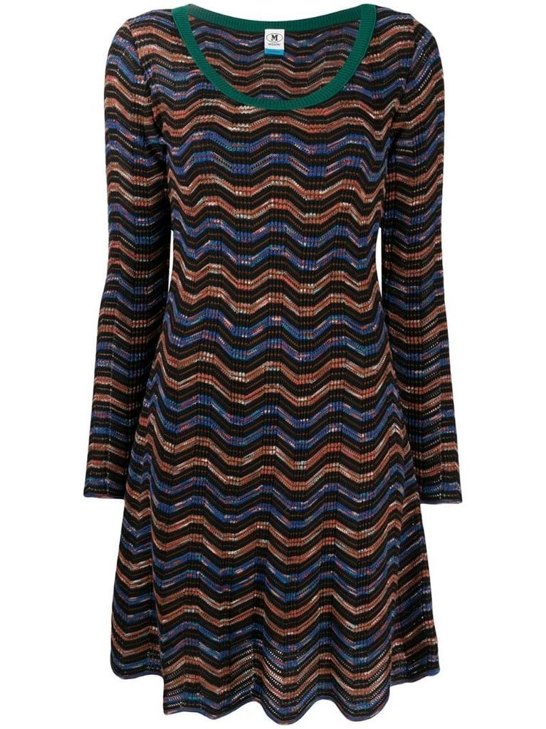 wave knit dress