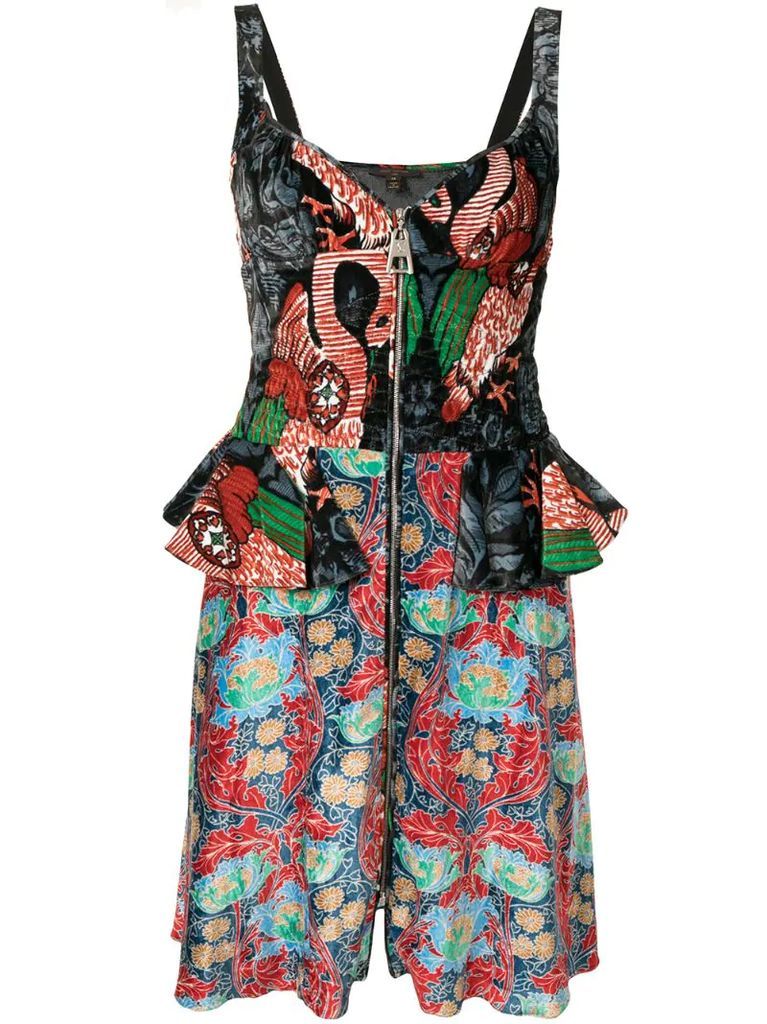 pre-owned abstract print dress