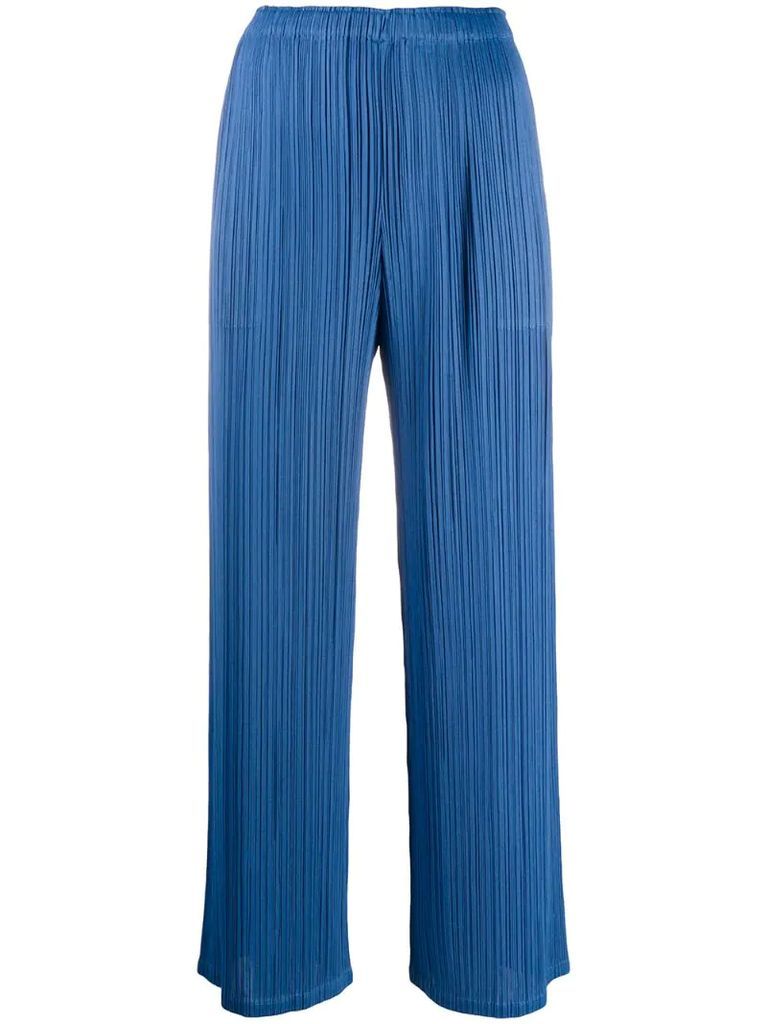 cropped pleated trouser
