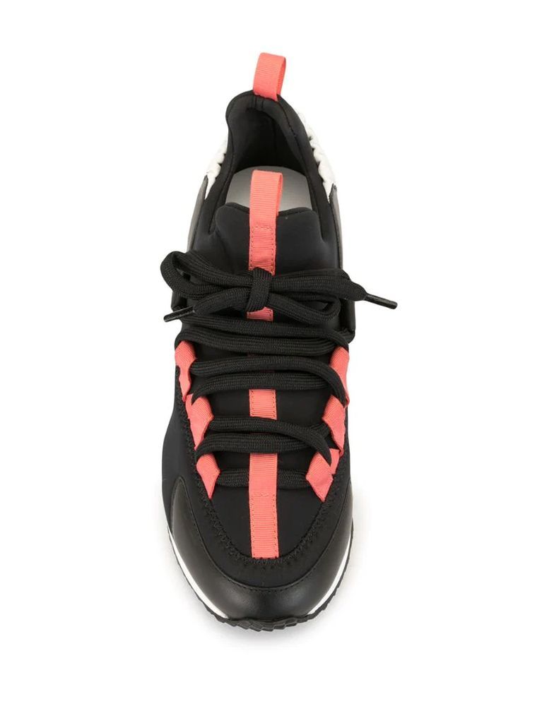 lace-up trainers