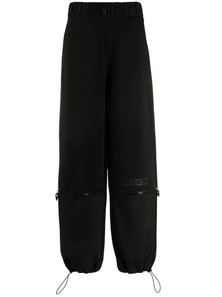 zip-opening performance trousers
