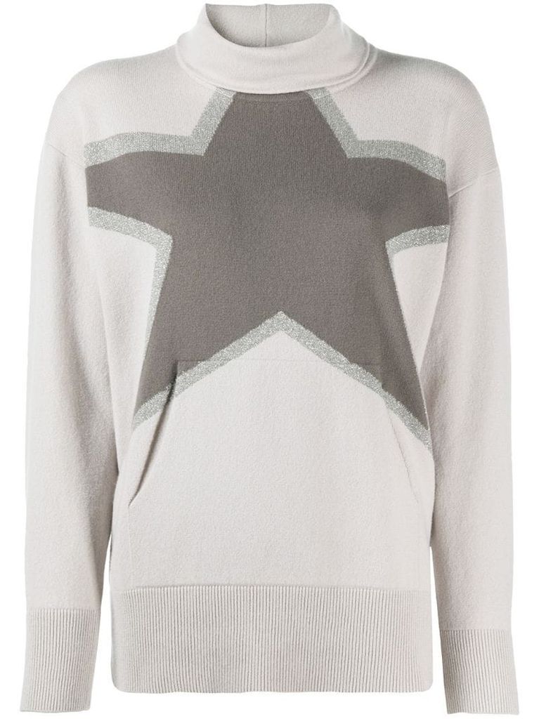 star print jumper