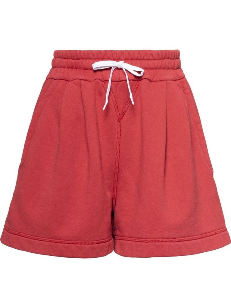 elasticated waistband short shorts