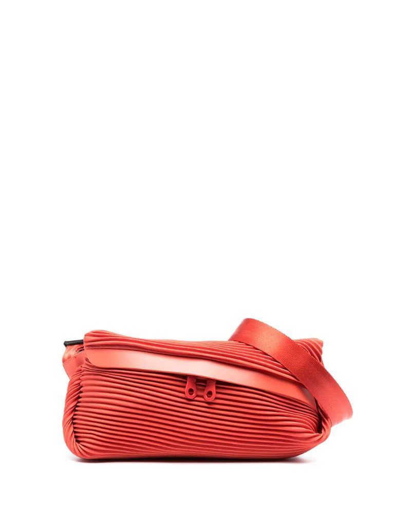 pleated belt bag