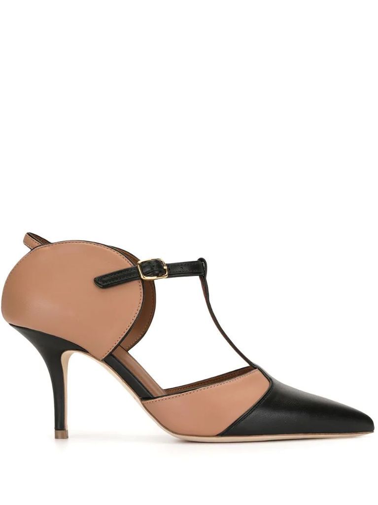 Imogen panelled 85mm pumps