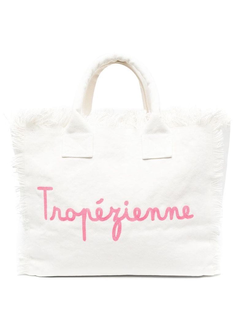 Tropézienne embroidered tote