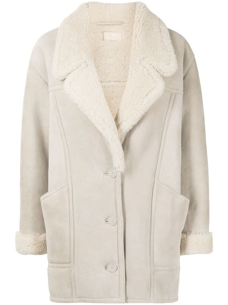 Noelle shearling coat