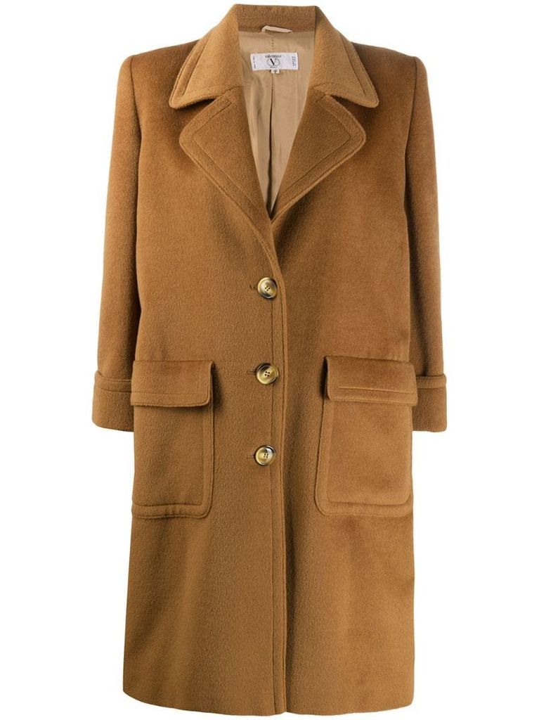 1980s single-breasted coat