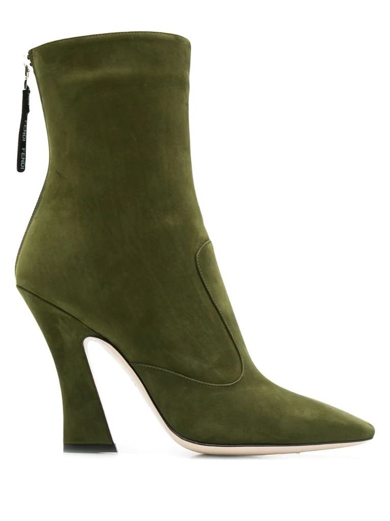 FFreedom square toe ankle boots