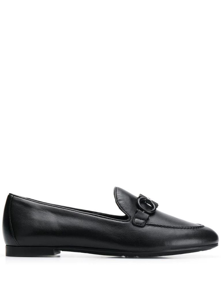 loafers with buckle detail