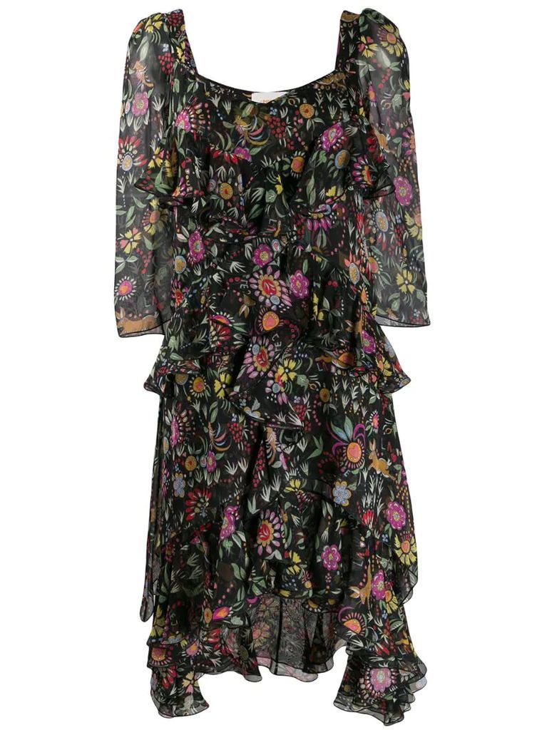 Sissi floral print dress