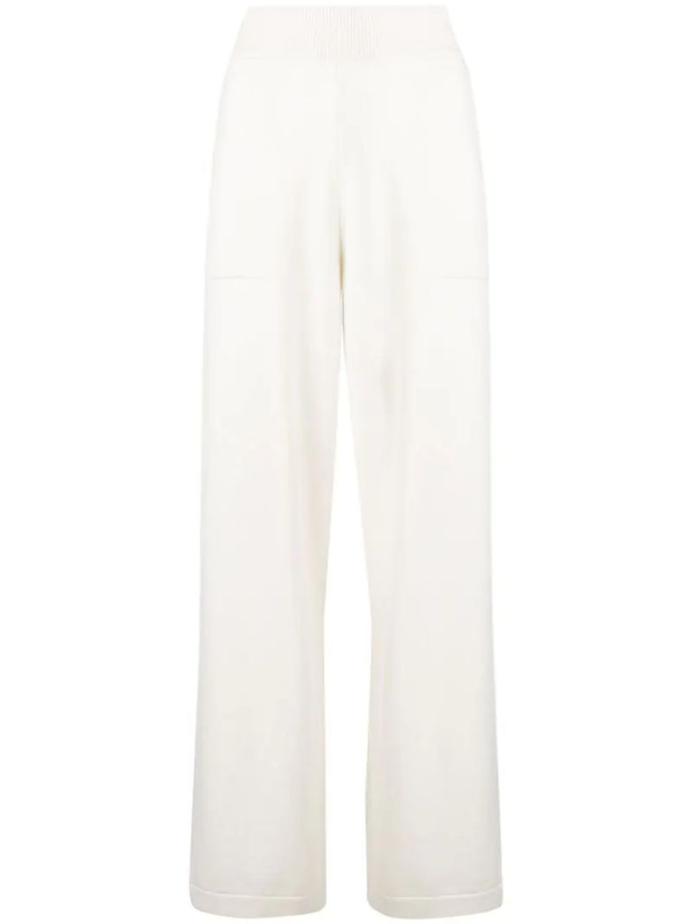 ribbed waistband trousers