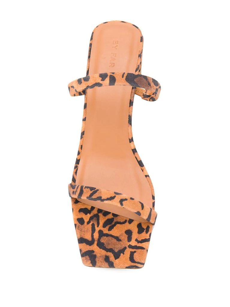 Tanya leopard print sandals