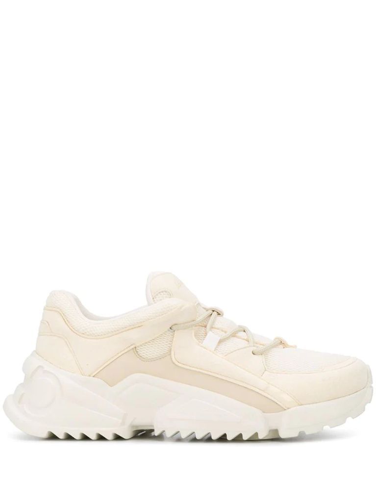 panelled chunky sneakers