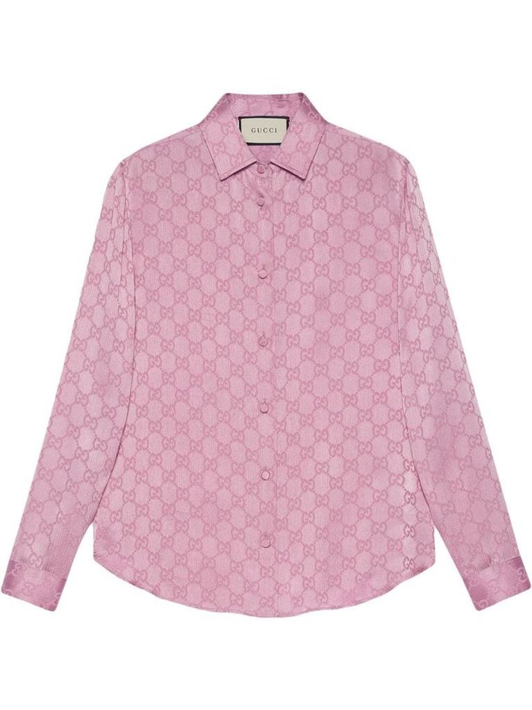 GG monogram printed shirt