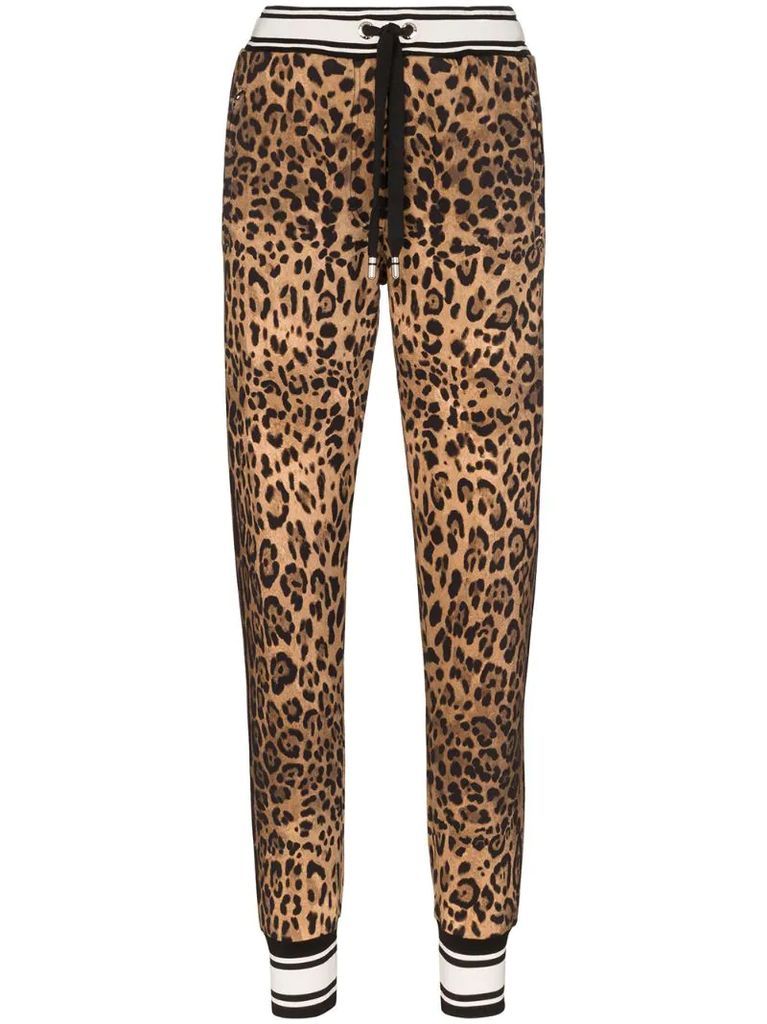 leopard print sweatpants